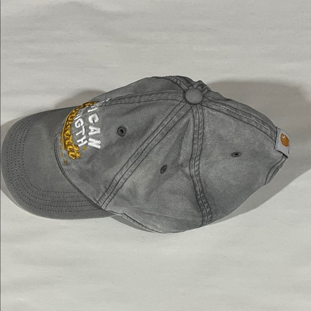 Carhartt Lot of Two Men's Gray Caps with Yellow Embroidery - Picture 3 of 15